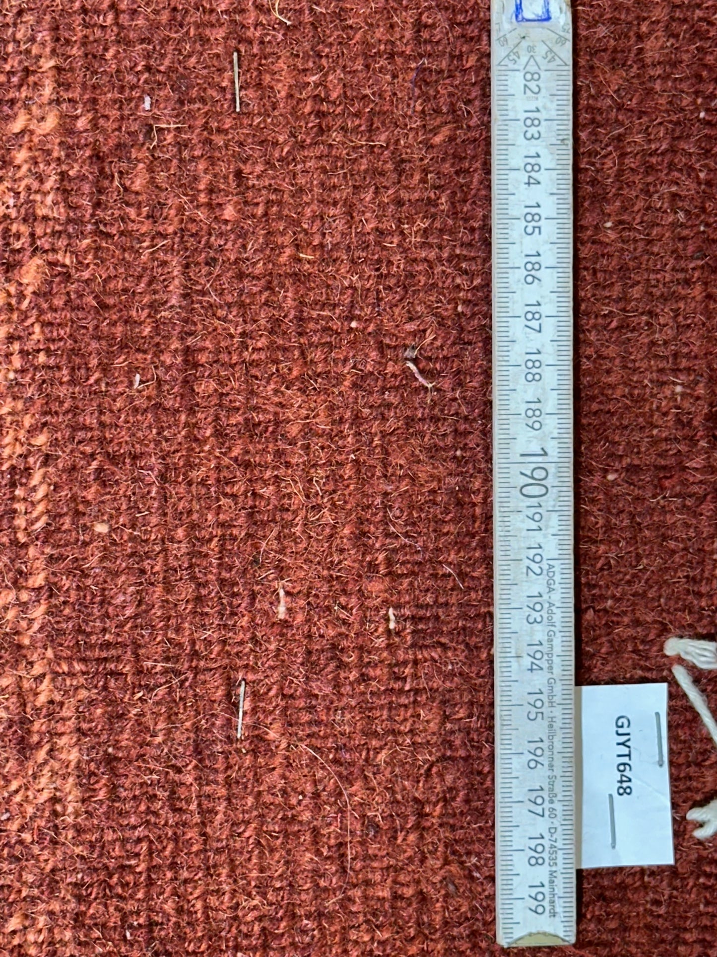 Indo Gabbeh Orientteppich handgeknüpft Terracotta Modern 156x90 cm
