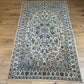 Orientteppich handgeknüpft Nain mit Seide 200x115 cm