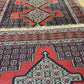 Orientteppich handgeknüpft 263x93 cm Senneh Bidjar Läufer