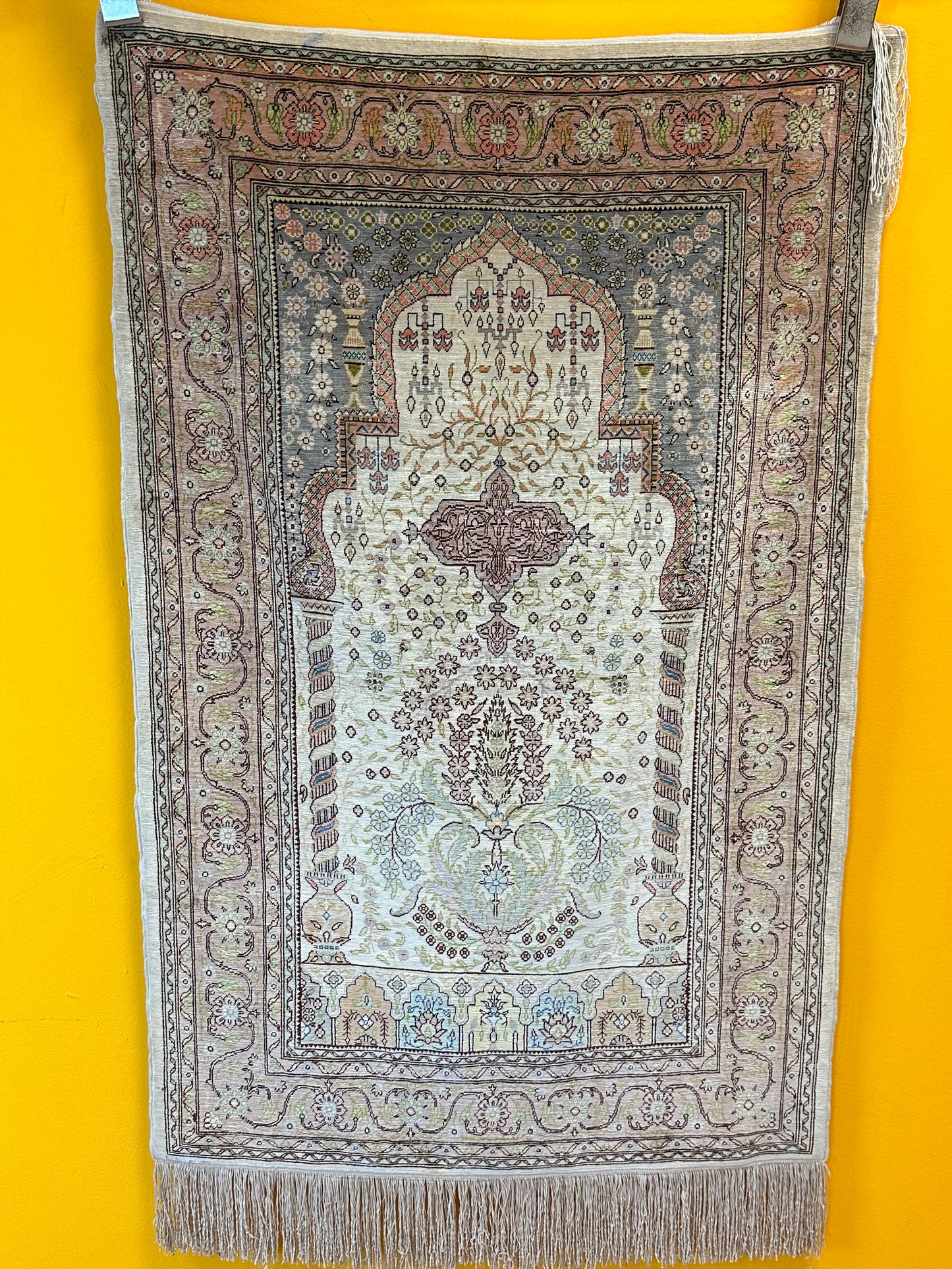 Handgeknüpfter Türkei Hereke Seidenteppich 110x70 cm