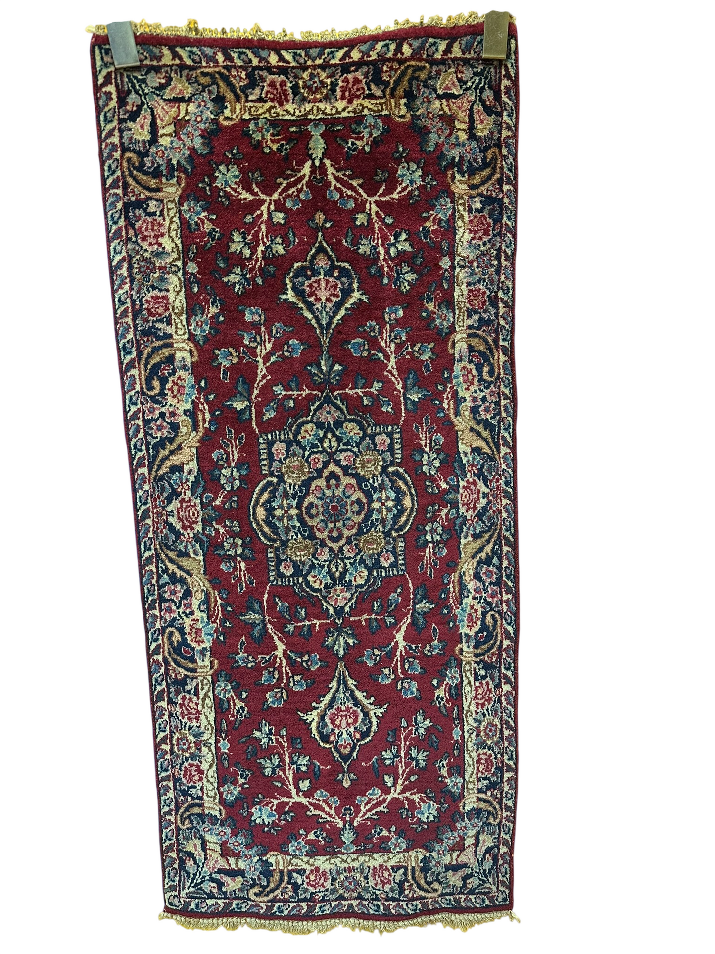 Orientteppich handgeknüpft 121x53 cm Kirman Louvre