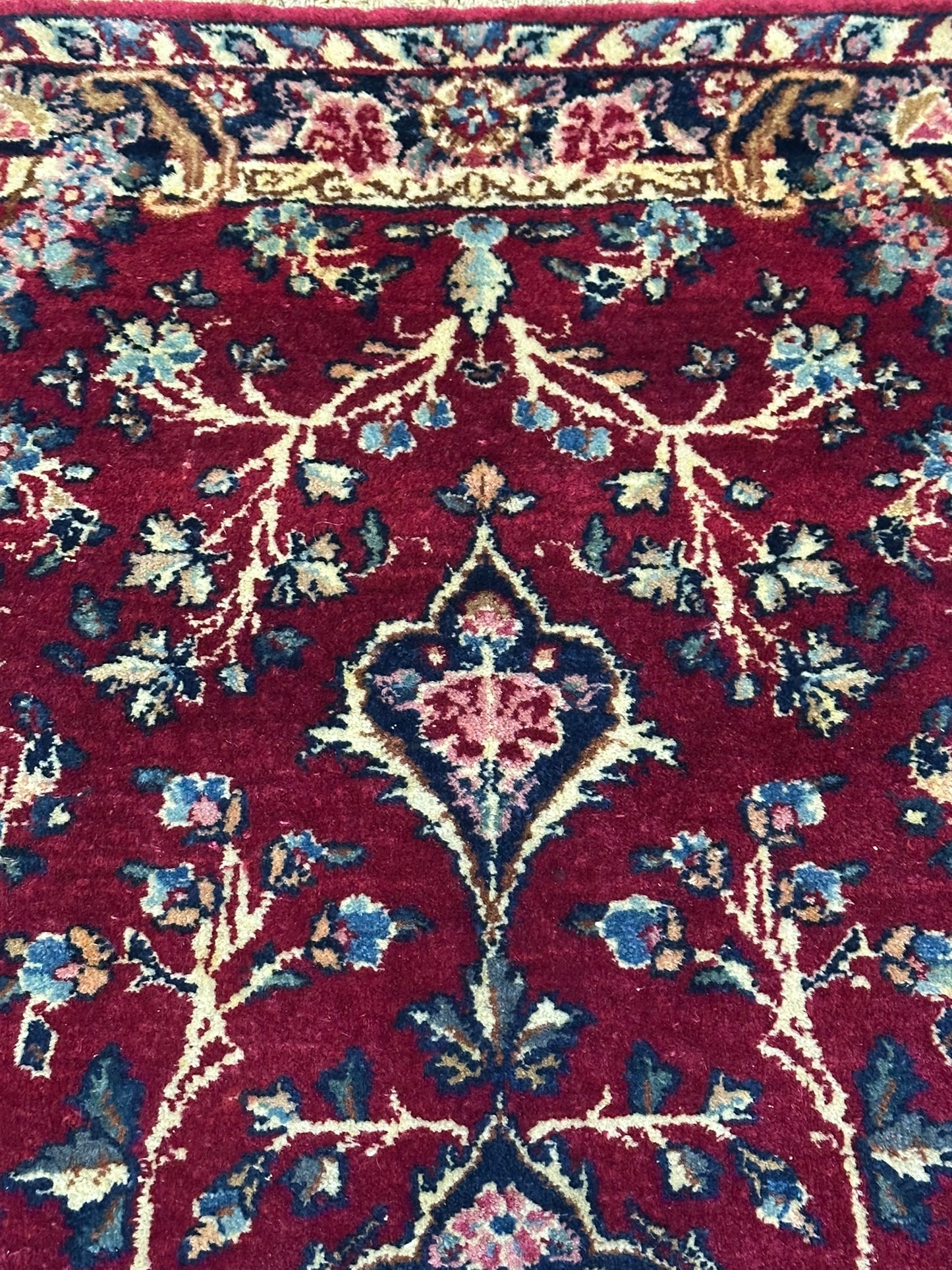 Orientteppich handgeknüpft 121x53 cm Kirman Louvre