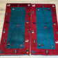 Paar Indo Gabbeh Brücken handgeknüpft Neu Top 125x60 / 123x60 cm