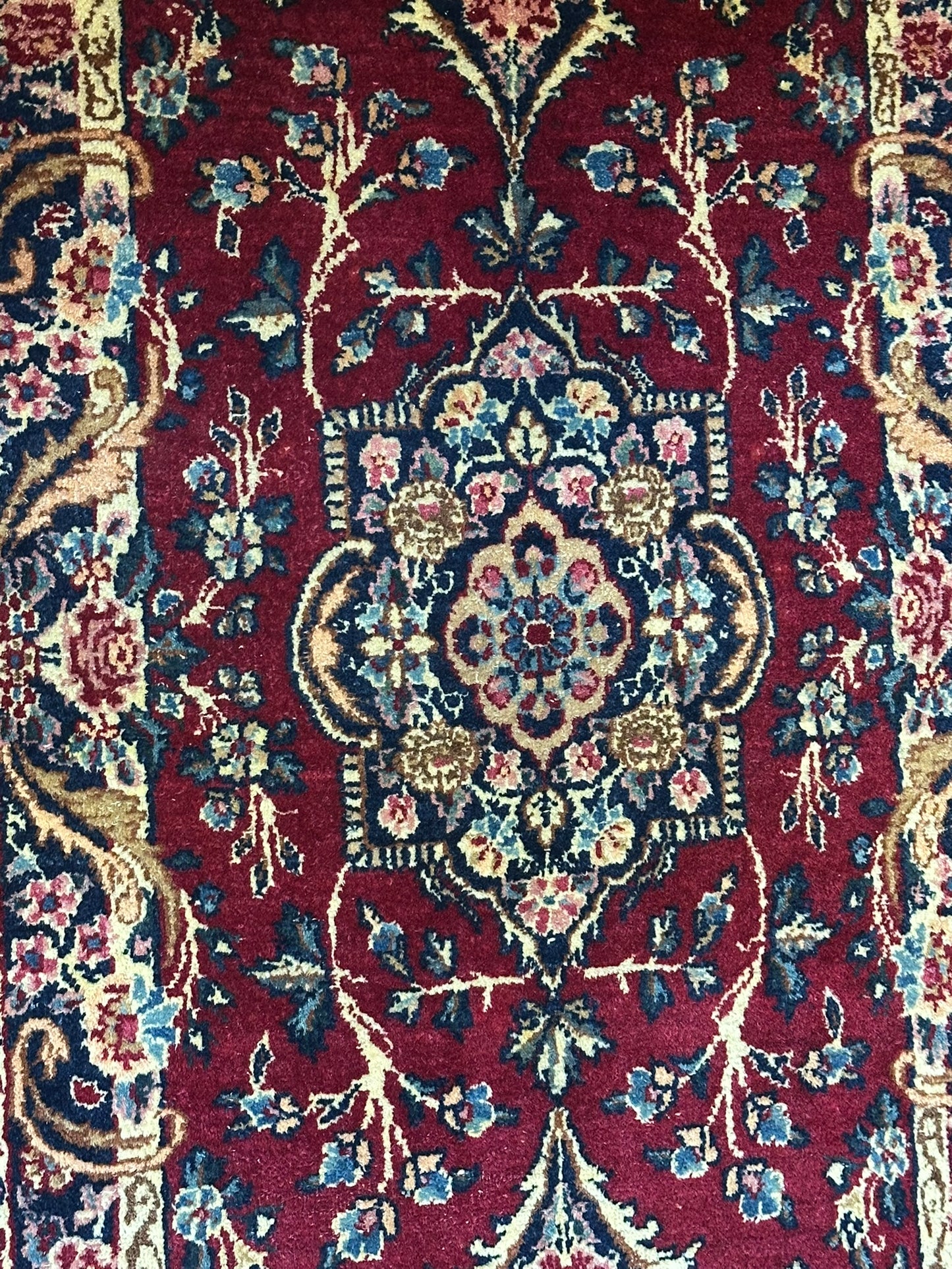 Orientteppich handgeknüpft 121x53 cm Kirman Louvre