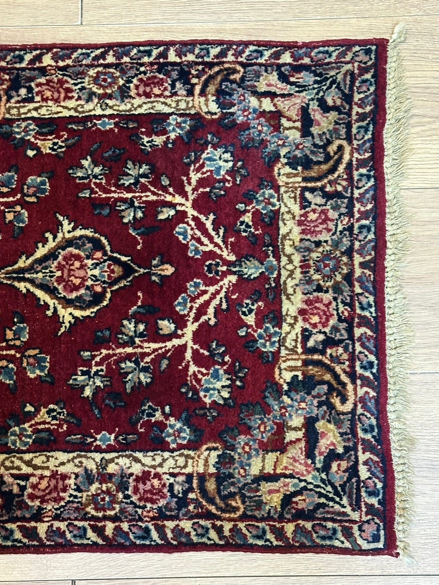 Orientteppich handgeknüpft 121x53 cm Kirman Louvre