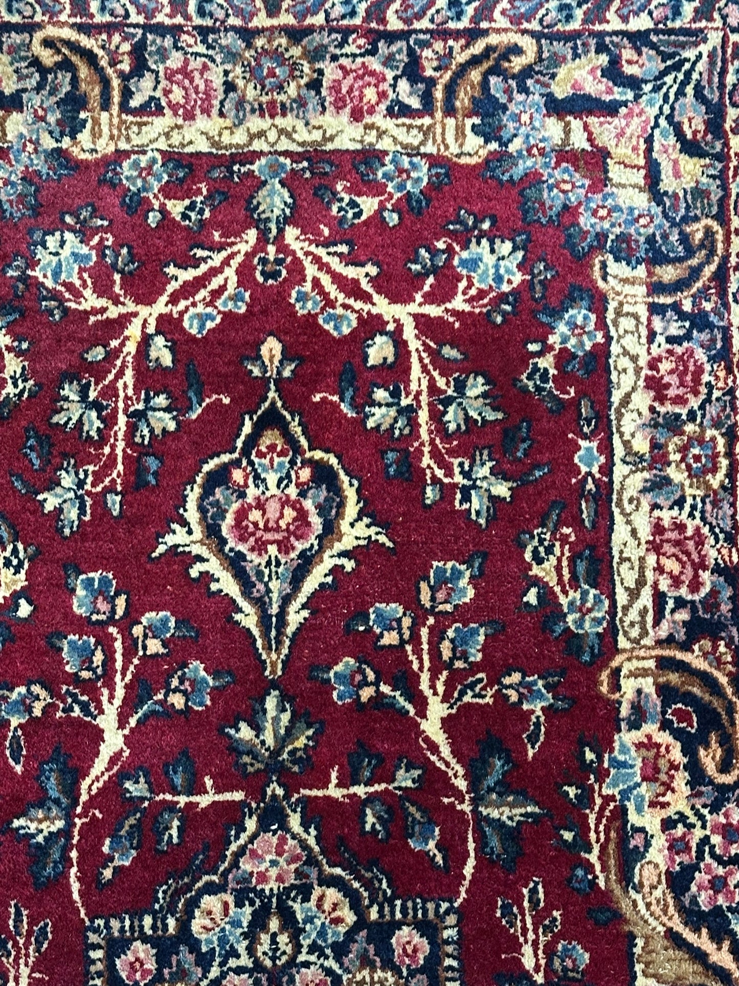 Orientteppich handgeknüpft 121x53 cm Kirman Louvre