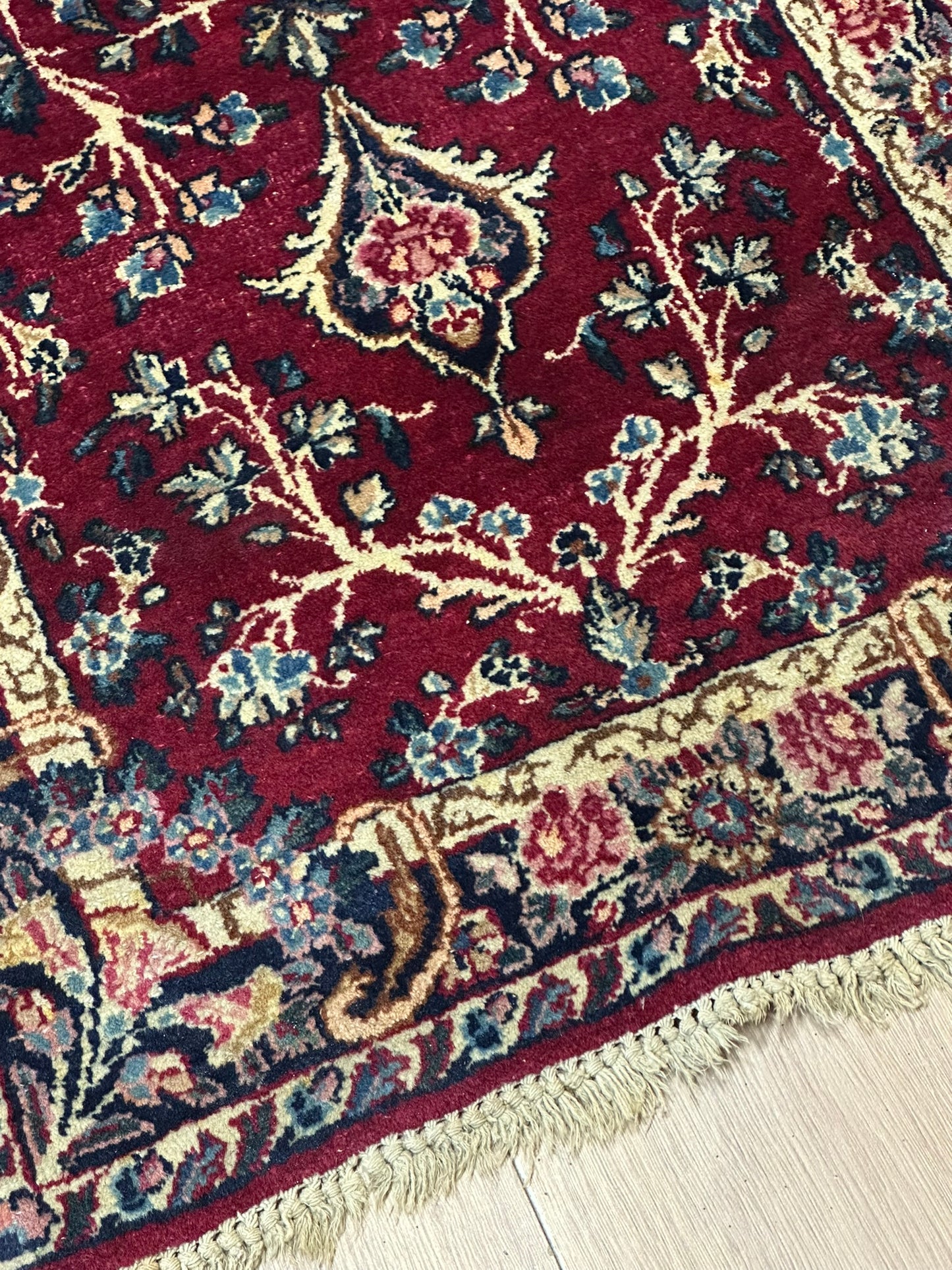 Orientteppich handgeknüpft 121x53 cm Kirman Louvre