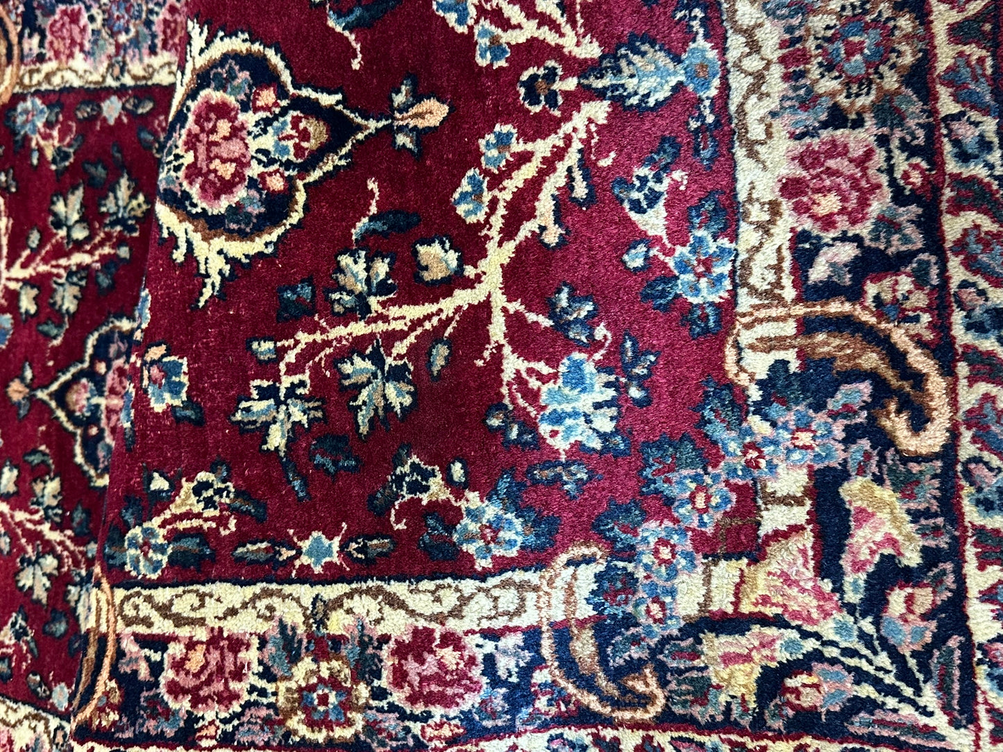 Orientteppich handgeknüpft 121x53 cm Kirman Louvre