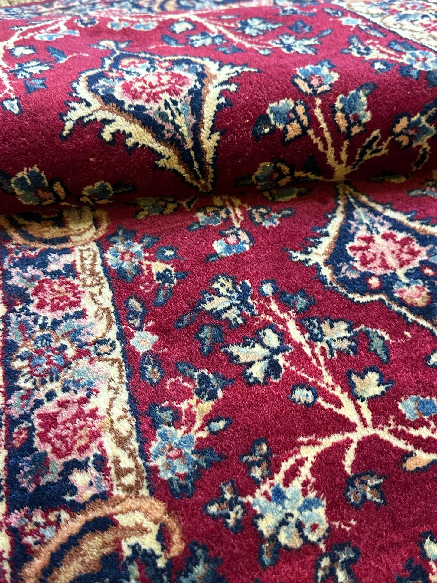 Orientteppich handgeknüpft 121x53 cm Kirman Louvre