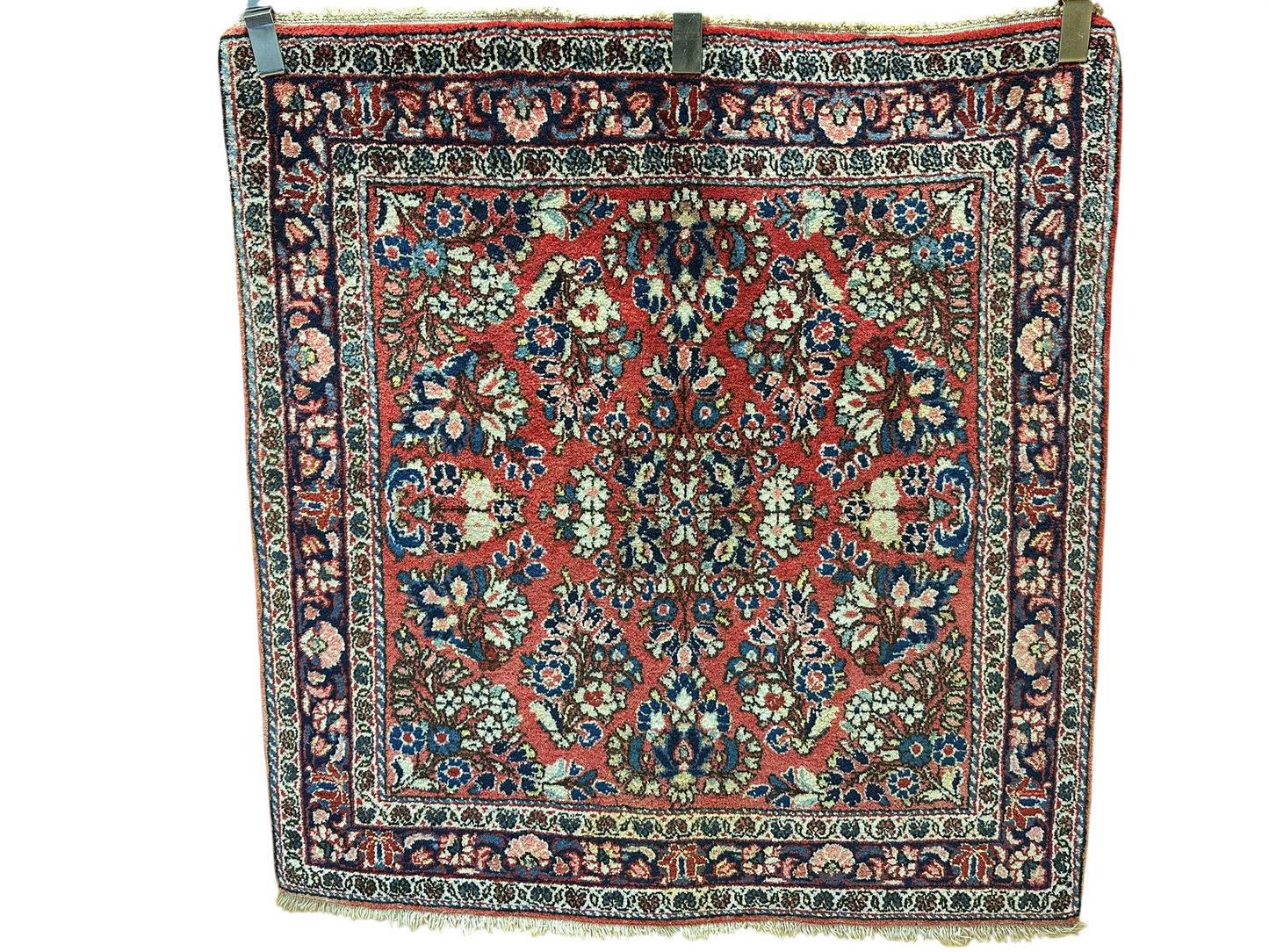 Orientteppich handgeknüpft 101x96 cm Sarough Louvre