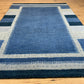 Indischer Gabbeh Teppich handgeknüpft Brücke 182x122 cm