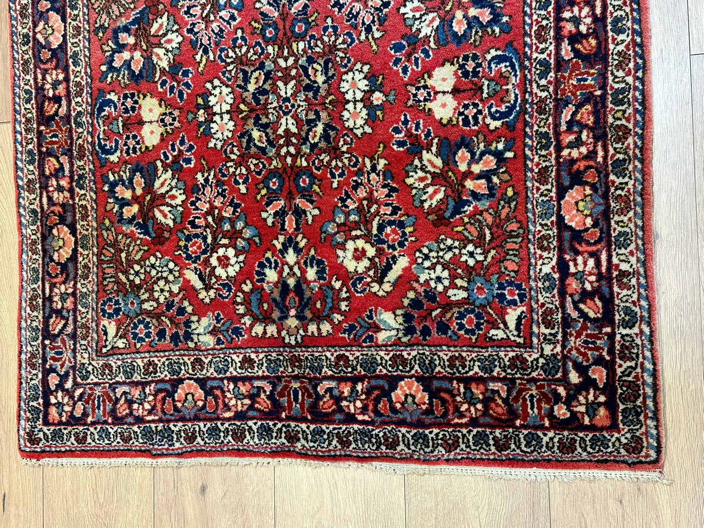Orientteppich handgeknüpft 101x96 cm Sarough Louvre