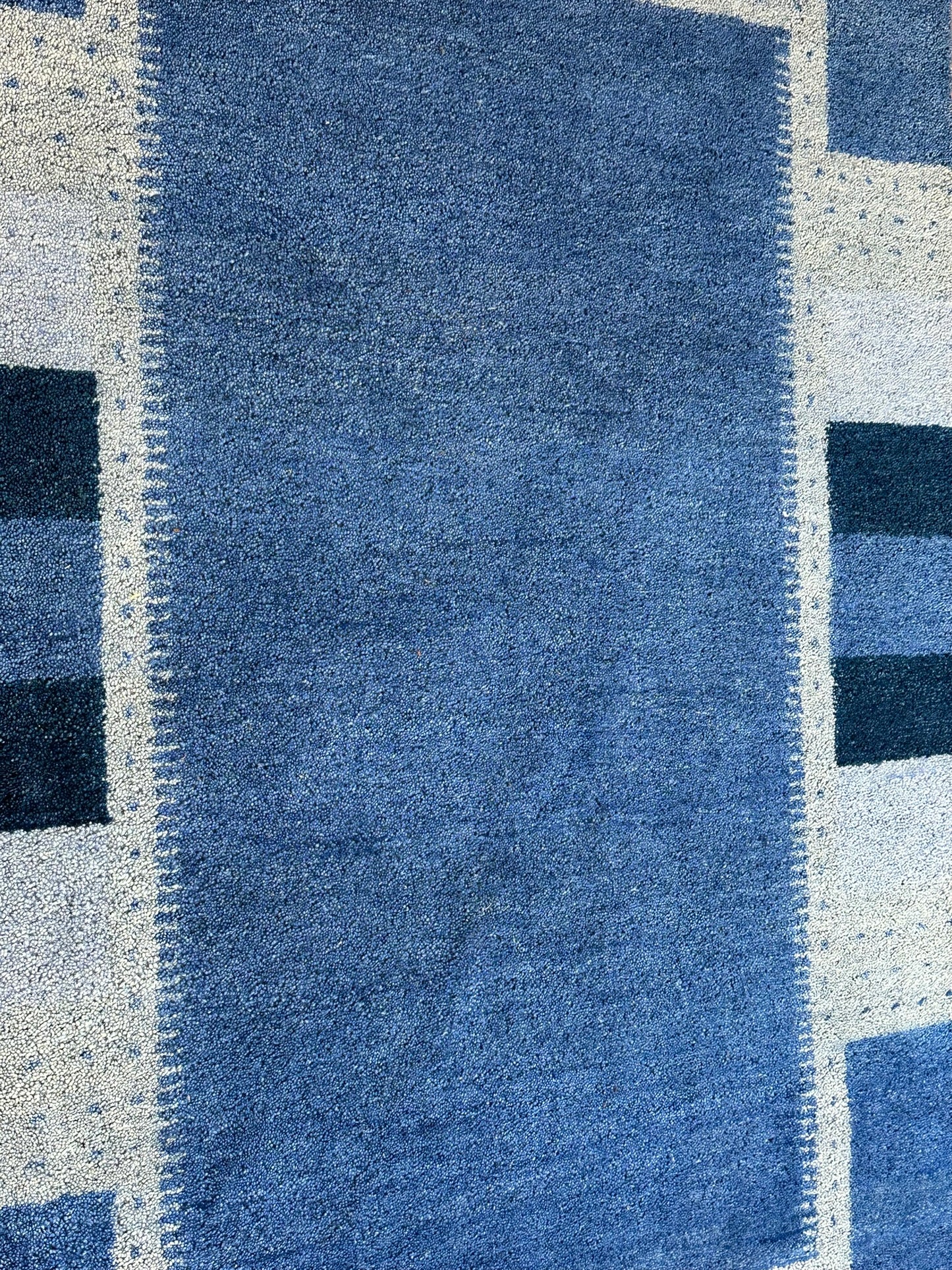 Indischer Gabbeh Teppich handgeknüpft Brücke 182x122 cm