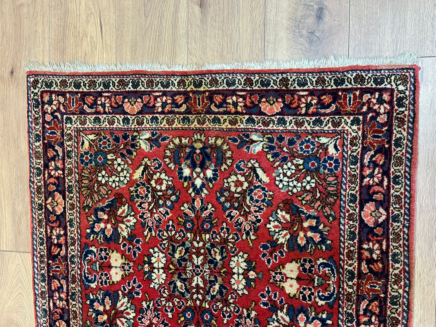 Orientteppich handgeknüpft 101x96 cm Sarough Louvre