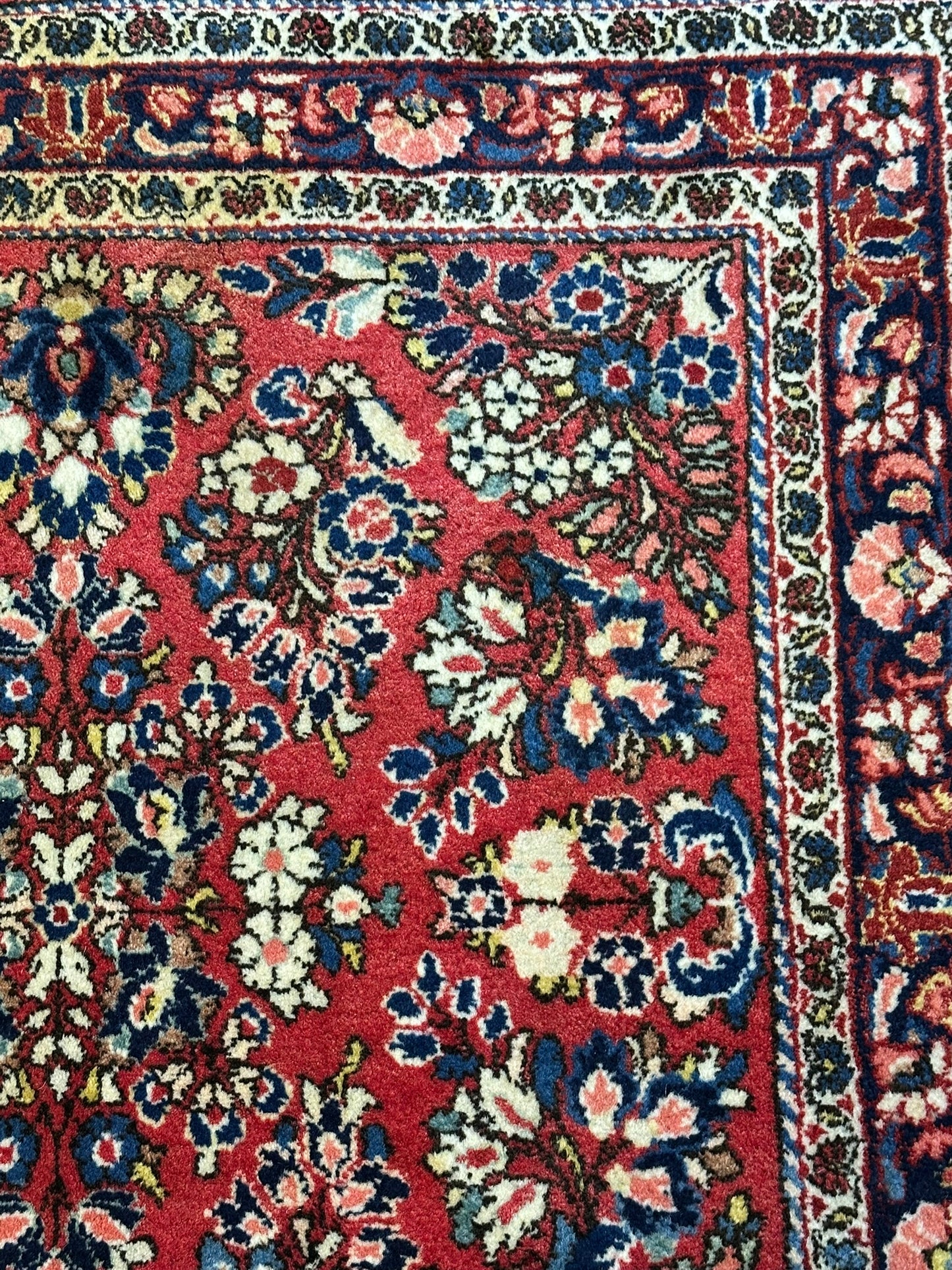 Orientteppich handgeknüpft 101x96 cm Sarough Louvre
