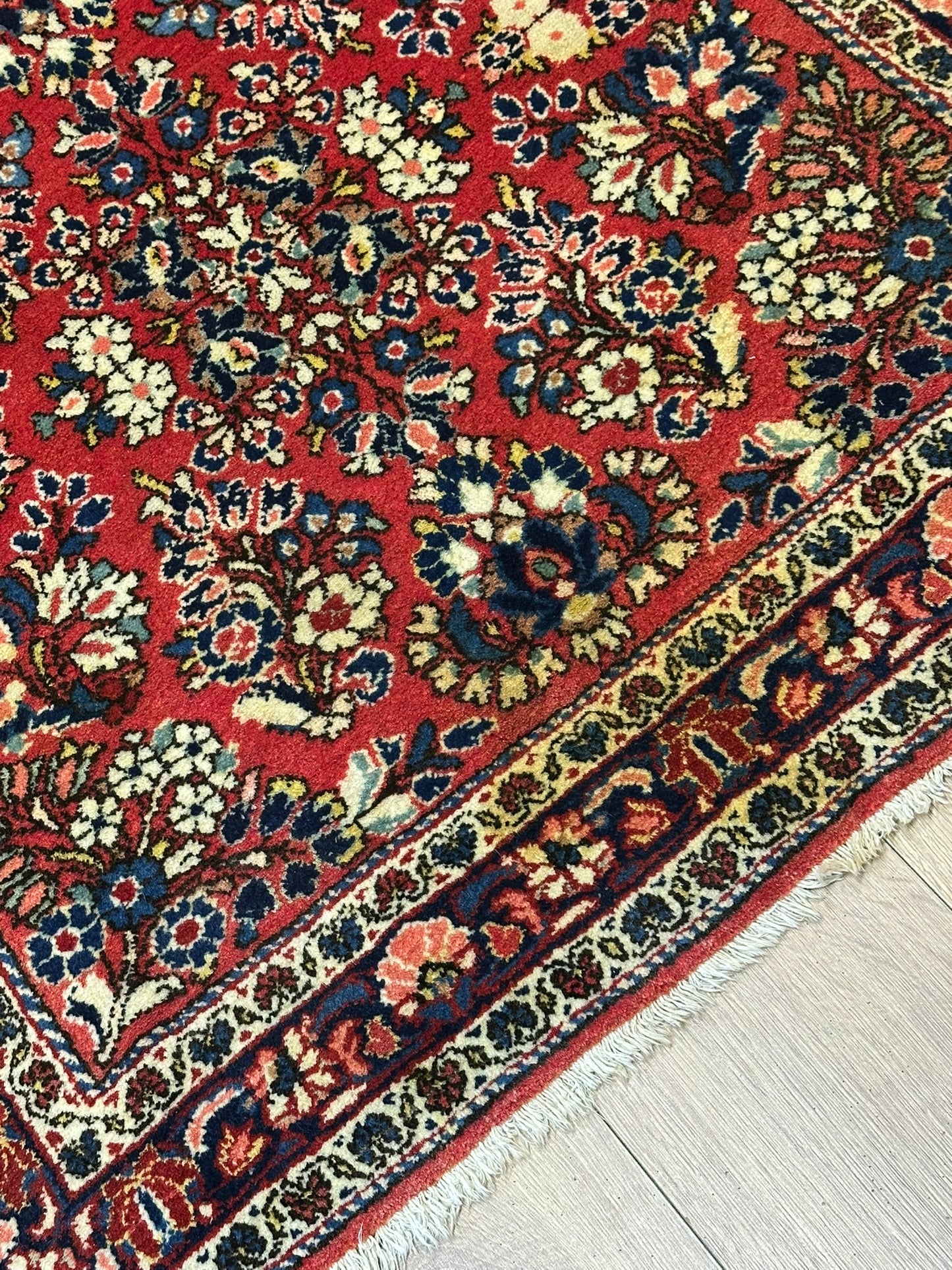 Orientteppich handgeknüpft 101x96 cm Sarough Louvre