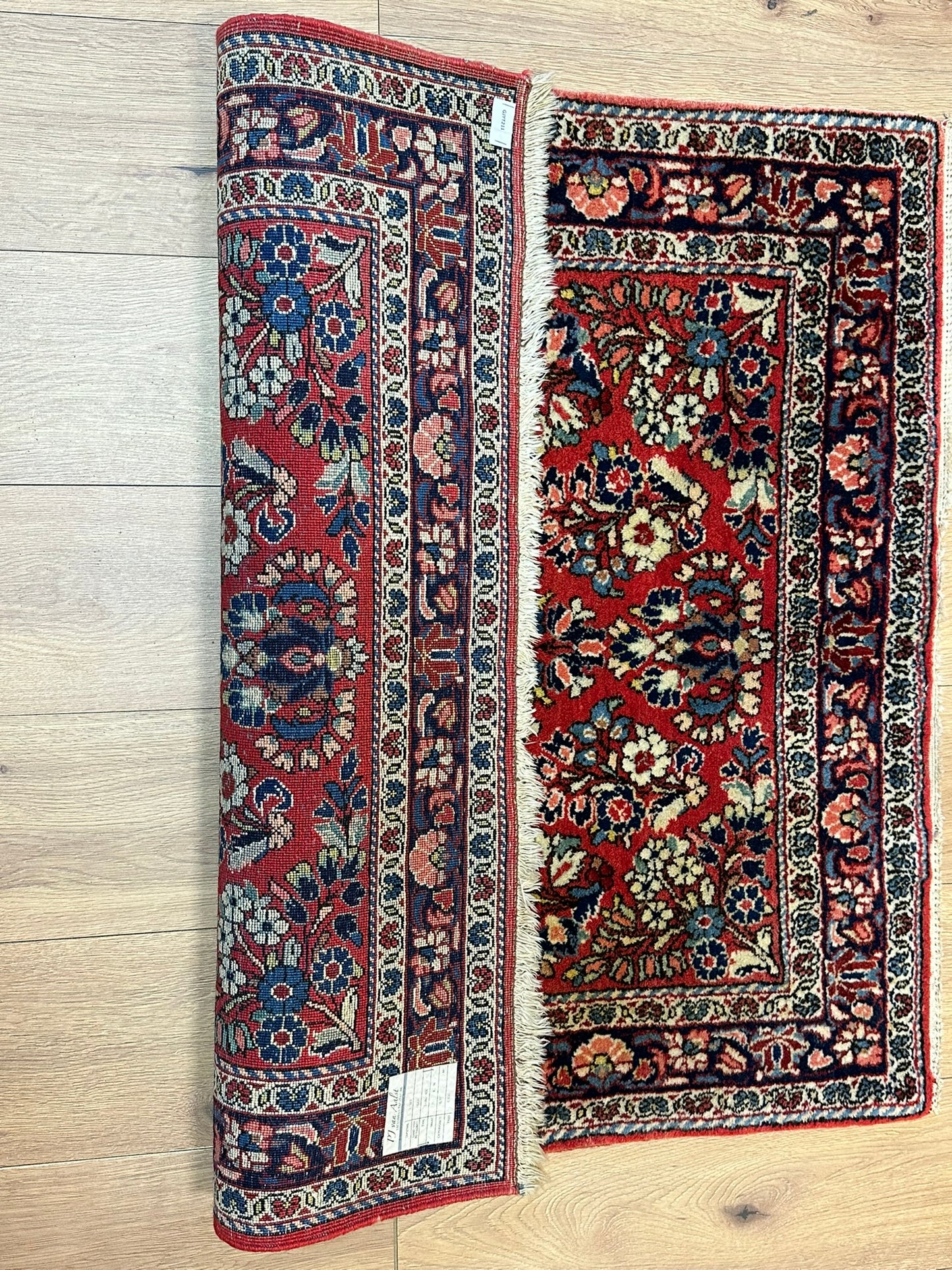 Orientteppich handgeknüpft 101x96 cm Sarough Louvre