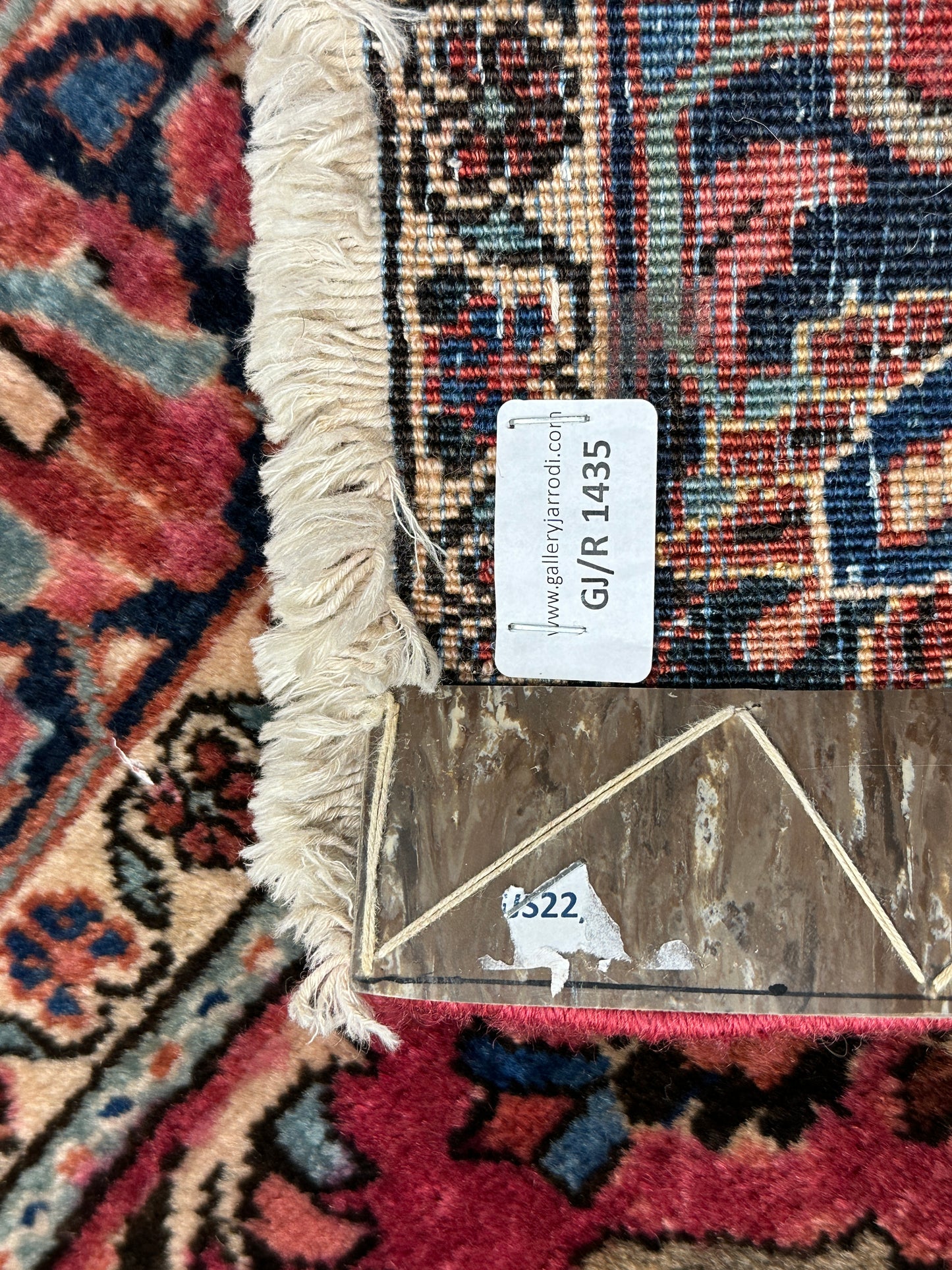 Handgeknüpfter Perser Orientteppich Antiker US Sarough R-Import 188x128 cm