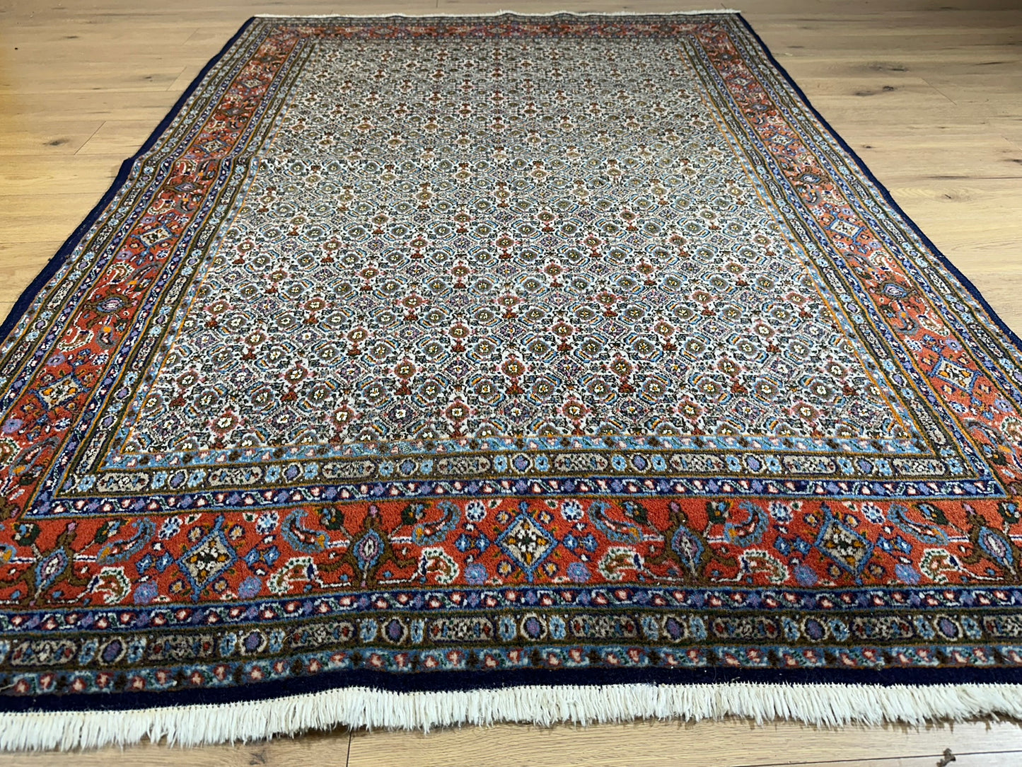 Orientteppich handgeknüpft Moud 230x152 cm