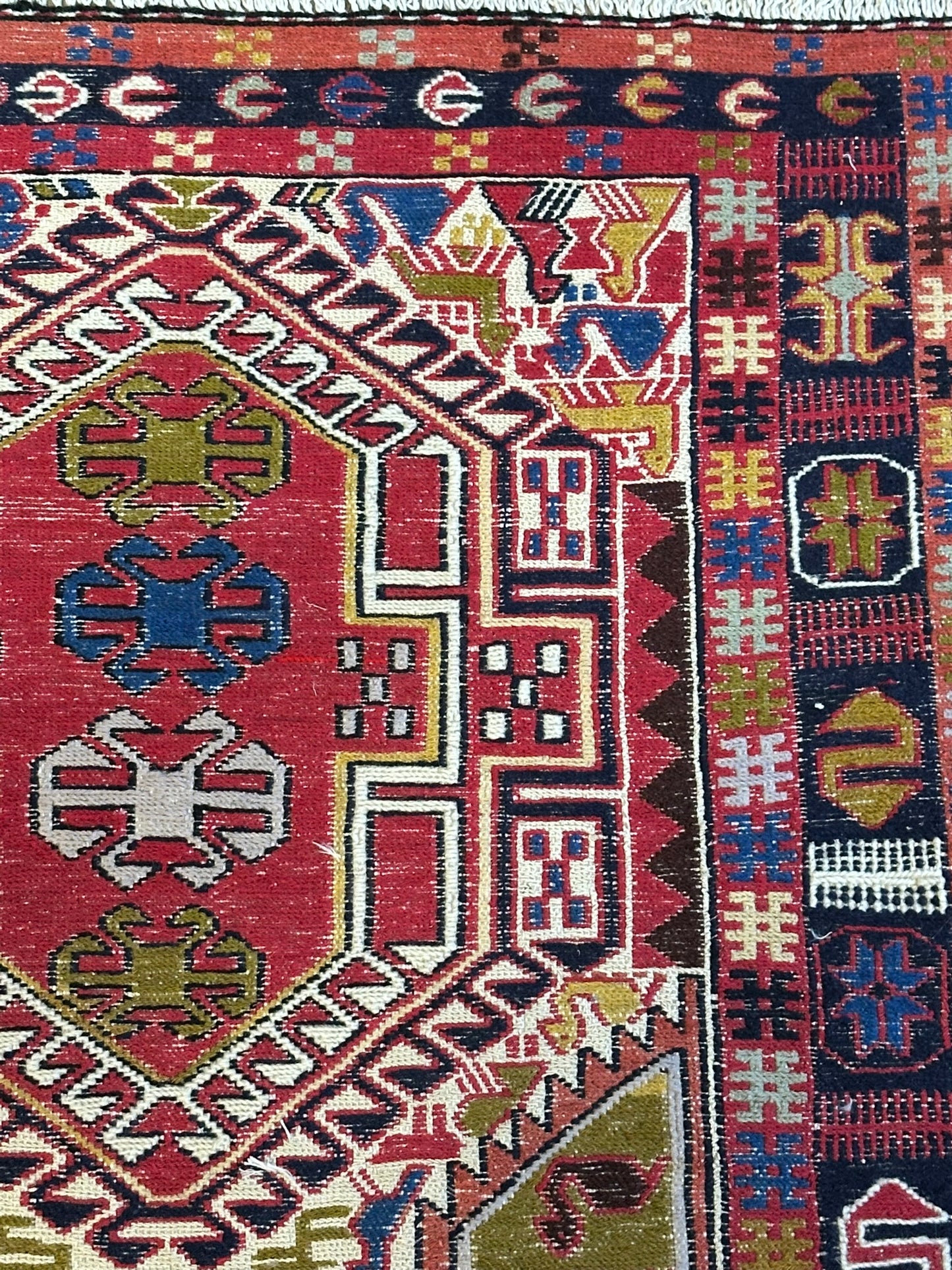 Orientteppich handgeknüpft Sumack Kelim 283x75 cm