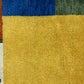 Indo Gabbeh Orientteppich handgeknüpft Gelb Modern 140x70 cm