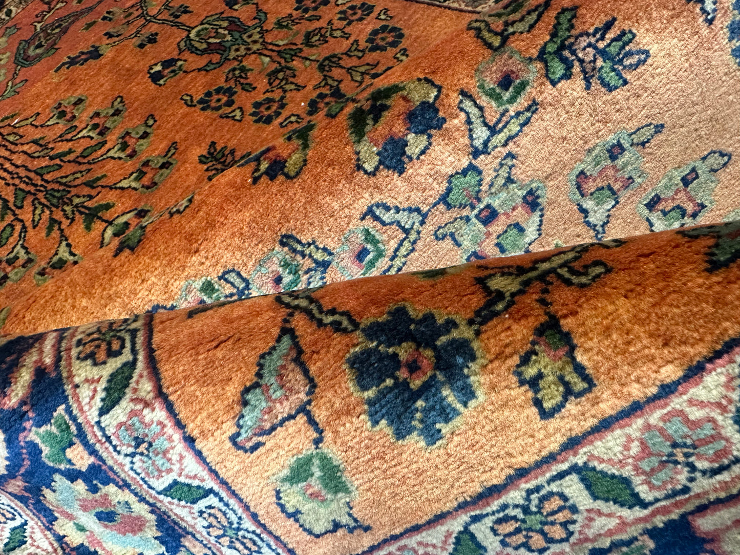 Orientteppich Sarough – Antikes Design, Handgeknüpft – 152 x 95 cm