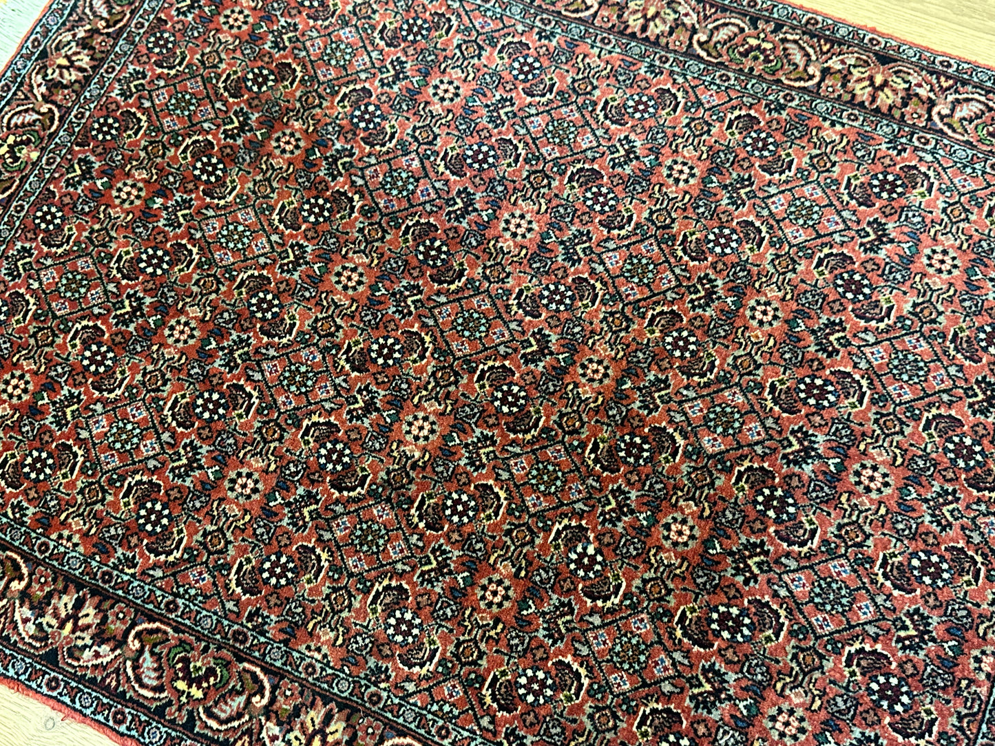 Orientteppich Bidjar – Handgeknüpft aus feiner Korkwolle – 100 x 75 cm