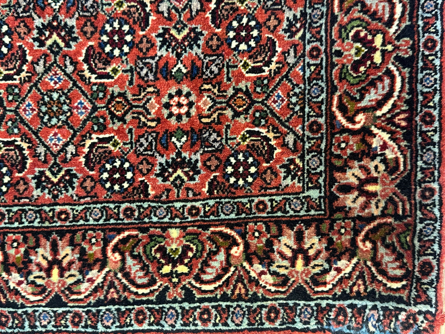 Orientteppich Bidjar – Handgeknüpft aus feiner Korkwolle – 100 x 75 cm