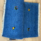 Indo Gabbeh Orientteppich handgeknüpft Blau 125x65 cm