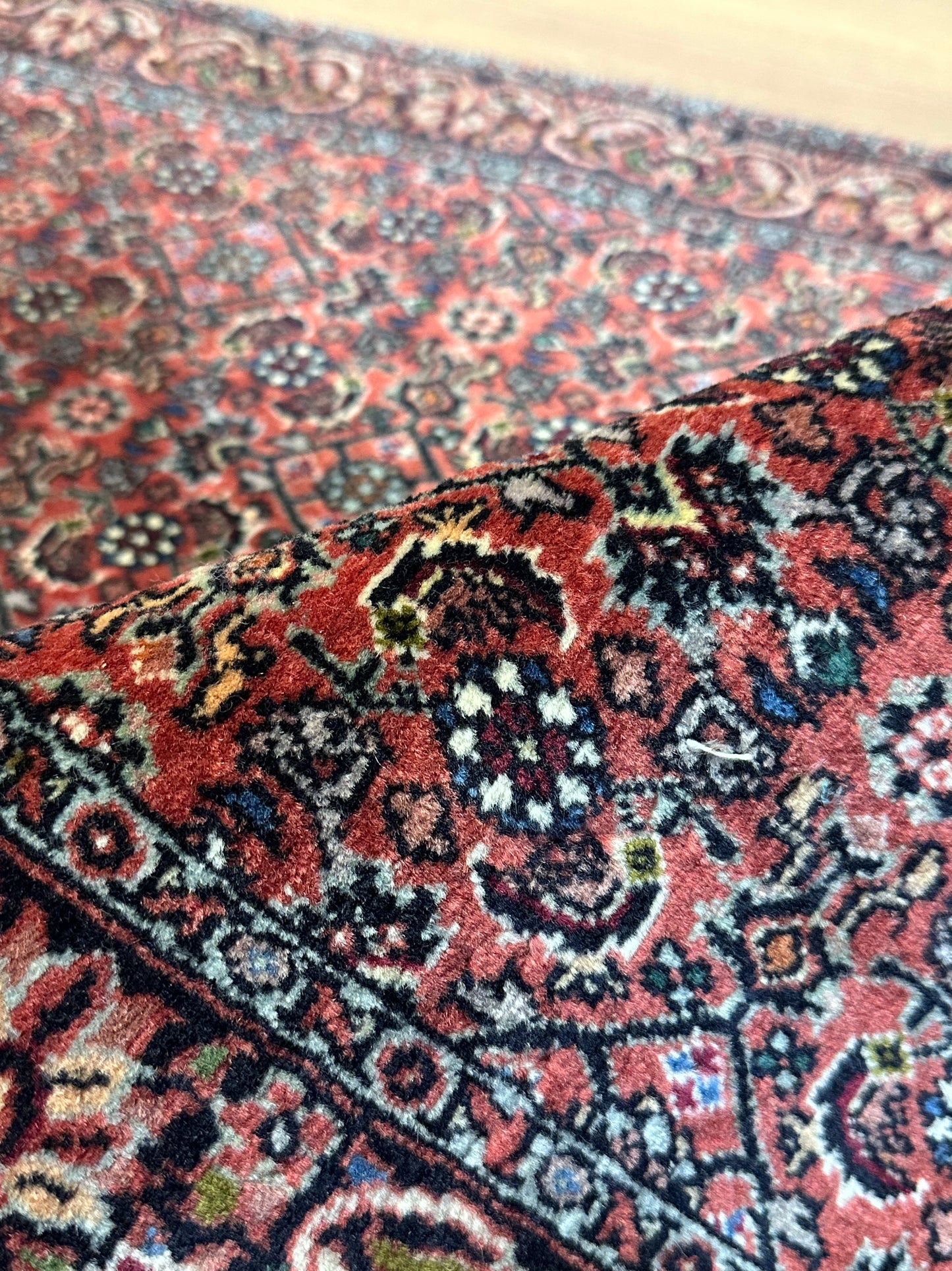 Orientteppich Bidjar – Handgeknüpft aus feiner Korkwolle – 100 x 75 cm