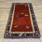 Orientteppich handgeknüpft Indo Gabbeh 120x60 cm