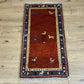 Orientteppich handgeknüpft Indo Gabbeh 120x60 cm