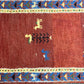 Orientteppich handgeknüpft Indo Gabbeh 120x60 cm