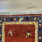 Orientteppich handgeknüpft Indo Gabbeh 120x60 cm