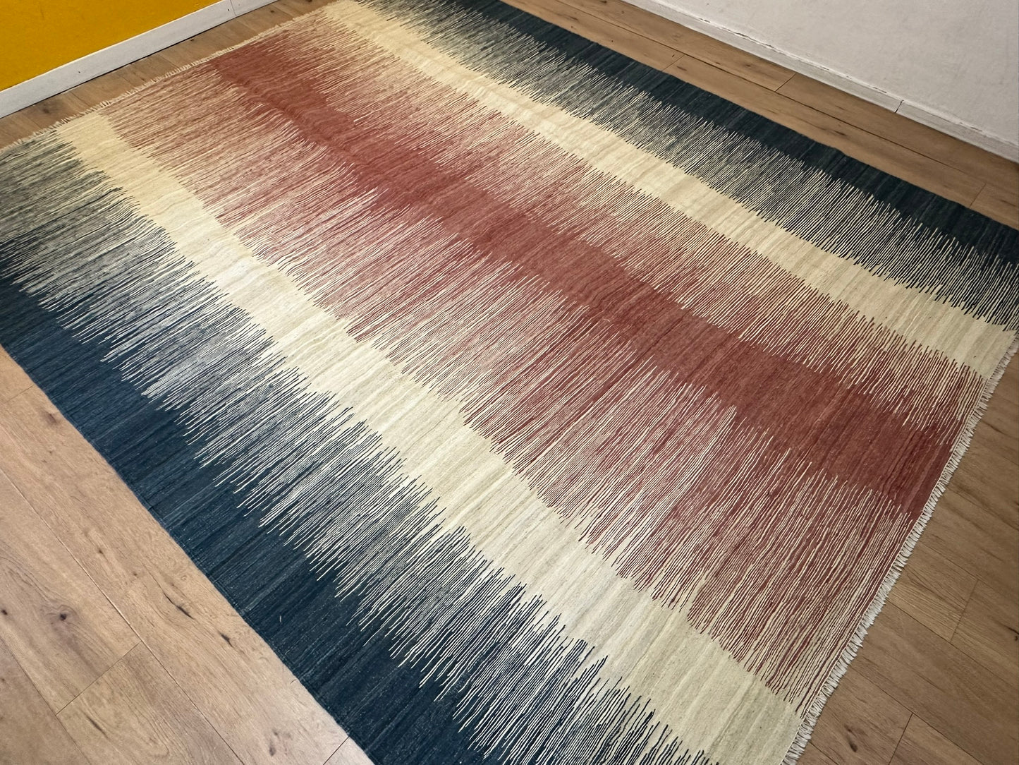 Orientteppich handgeknüpft Kelim Designer 305x255 cm