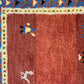 Orientteppich handgeknüpft Indo Gabbeh 120x60 cm