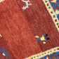 Orientteppich handgeknüpft Indo Gabbeh 120x60 cm