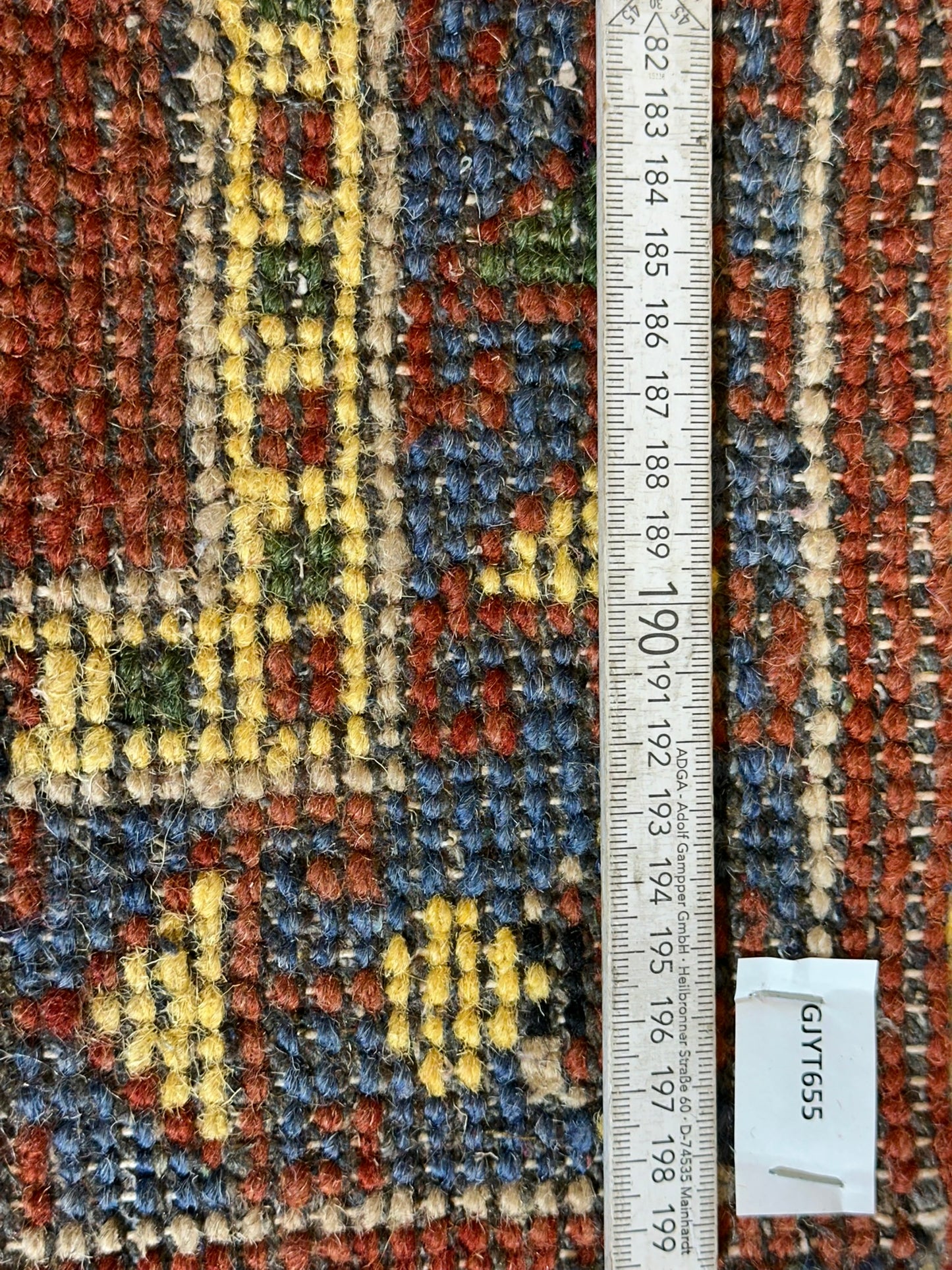 Orientteppich handgeknüpft Indo Gabbeh 120x60 cm