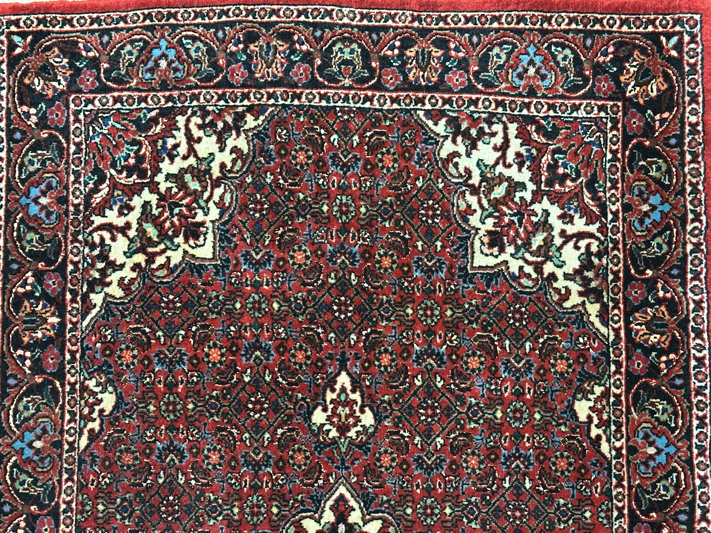 Perser Teppich Bidjar – Handgeknüpft aus Korkwolle &amp; Seide – 140 x 72 cm