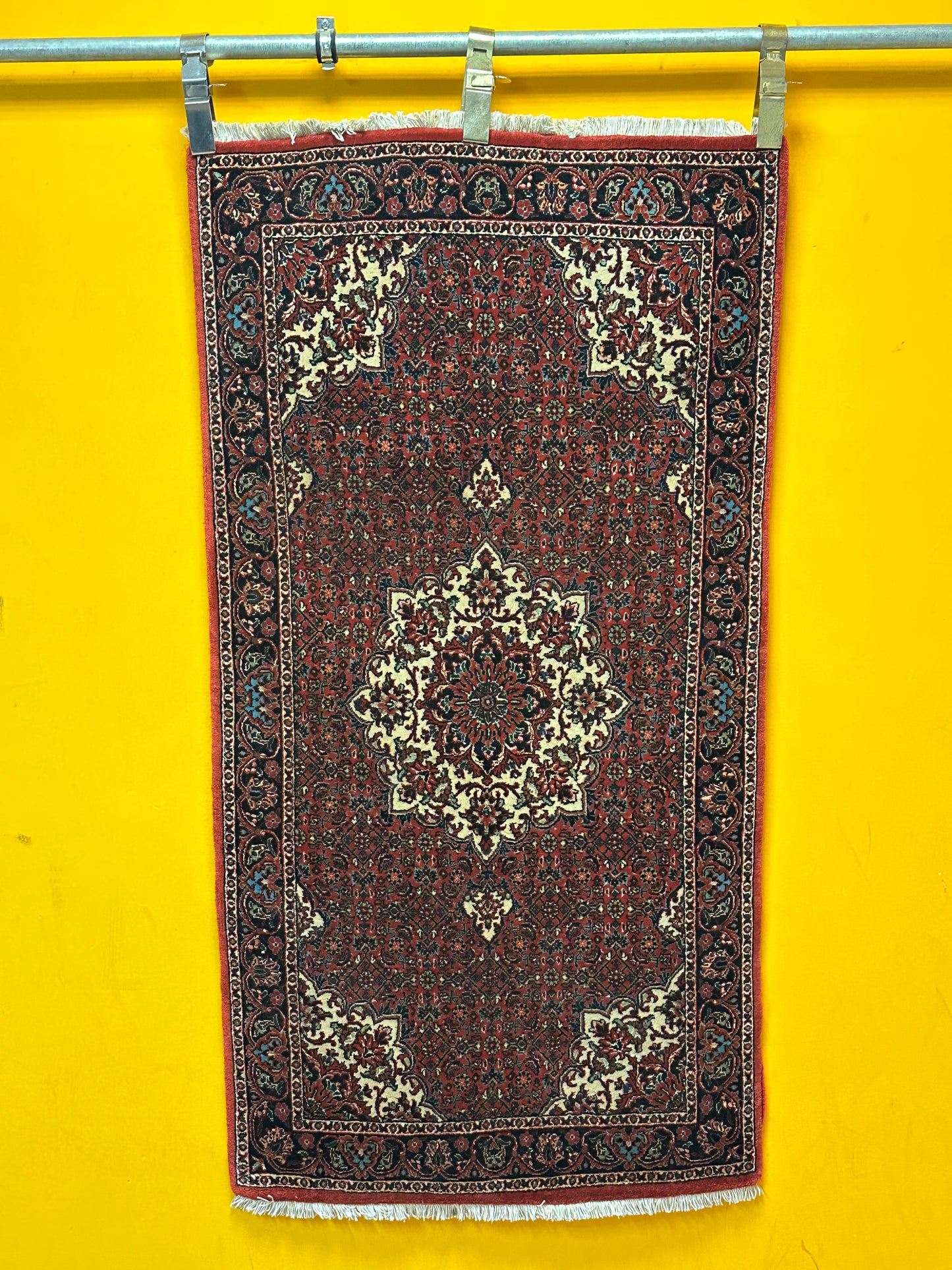 Perser Teppich Bidjar – Handgeknüpft aus Korkwolle &amp; Seide – 140 x 72 cm