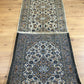 Orientteppich handgeknüpft Keschan Läufer 390x107 cm