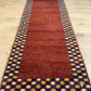 Indo Gabbeh Orientteppich Läufer handgeknüpft Neu 302x80 cm