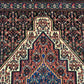 Handgeknüpfter Perser Orientteppich Senneh Jugendstil - Naturfarben 96x74 cm