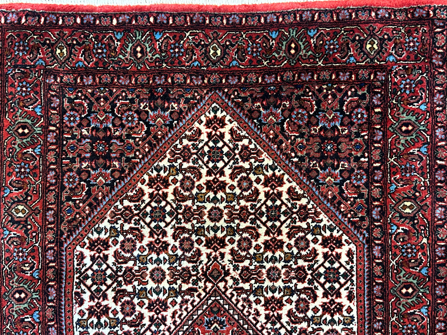 Perser Teppich Bidjar – Handgeknüpft aus Korkwolle &amp; Witseide – 133 x 72 cm