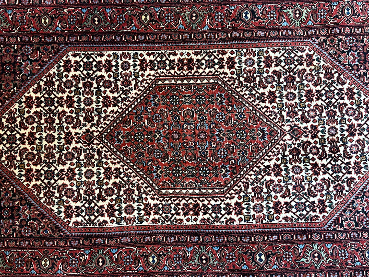 Perser Teppich Bidjar – Handgeknüpft aus Korkwolle &amp; Witseide – 133 x 72 cm