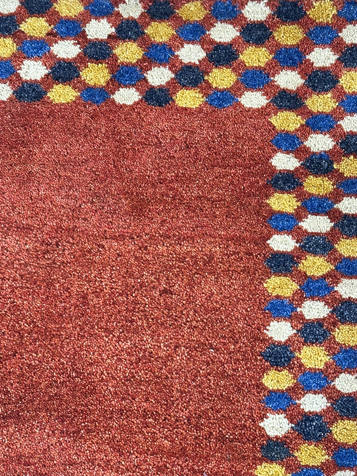 Indo Gabbeh Orientteppich Läufer handgeknüpft Neu 302x80 cm