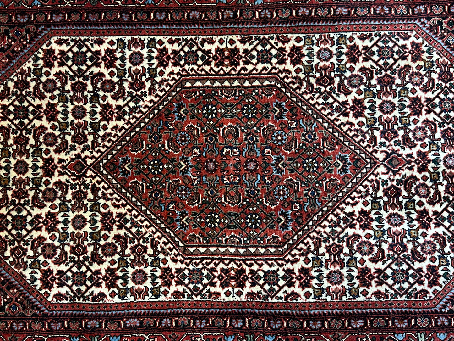 Perser Teppich Bidjar – Handgeknüpft aus Korkwolle &amp; Witseide – 133 x 72 cm