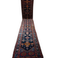 Orientteppich handgeknüpft 515x98 cm antiker Malayer Läufer