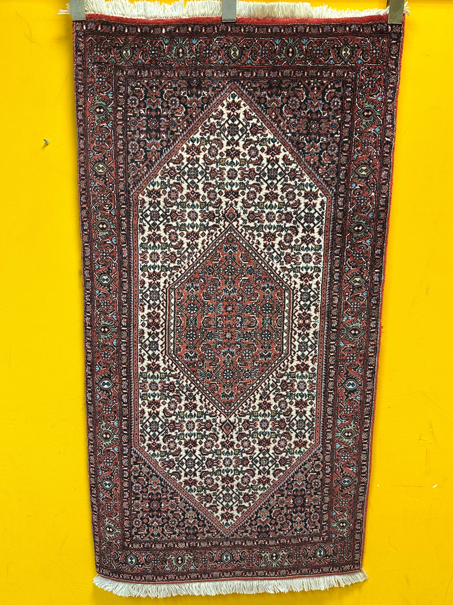 Perser Teppich Bidjar – Handgeknüpft aus Korkwolle &amp; Witseide – 133 x 72 cm