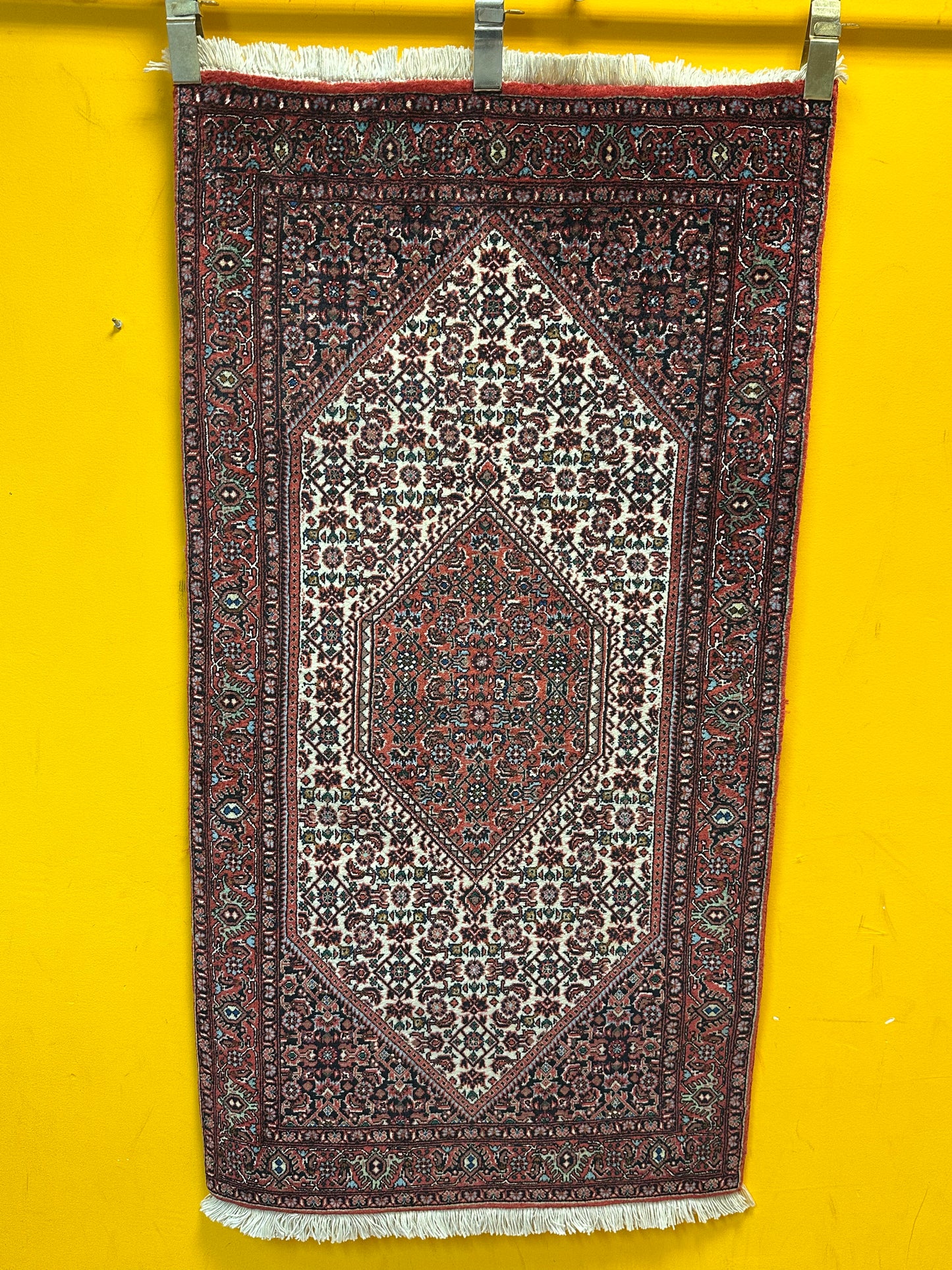 Perser Teppich Bidjar – Handgeknüpft aus Korkwolle &amp; Witseide – 133 x 72 cm